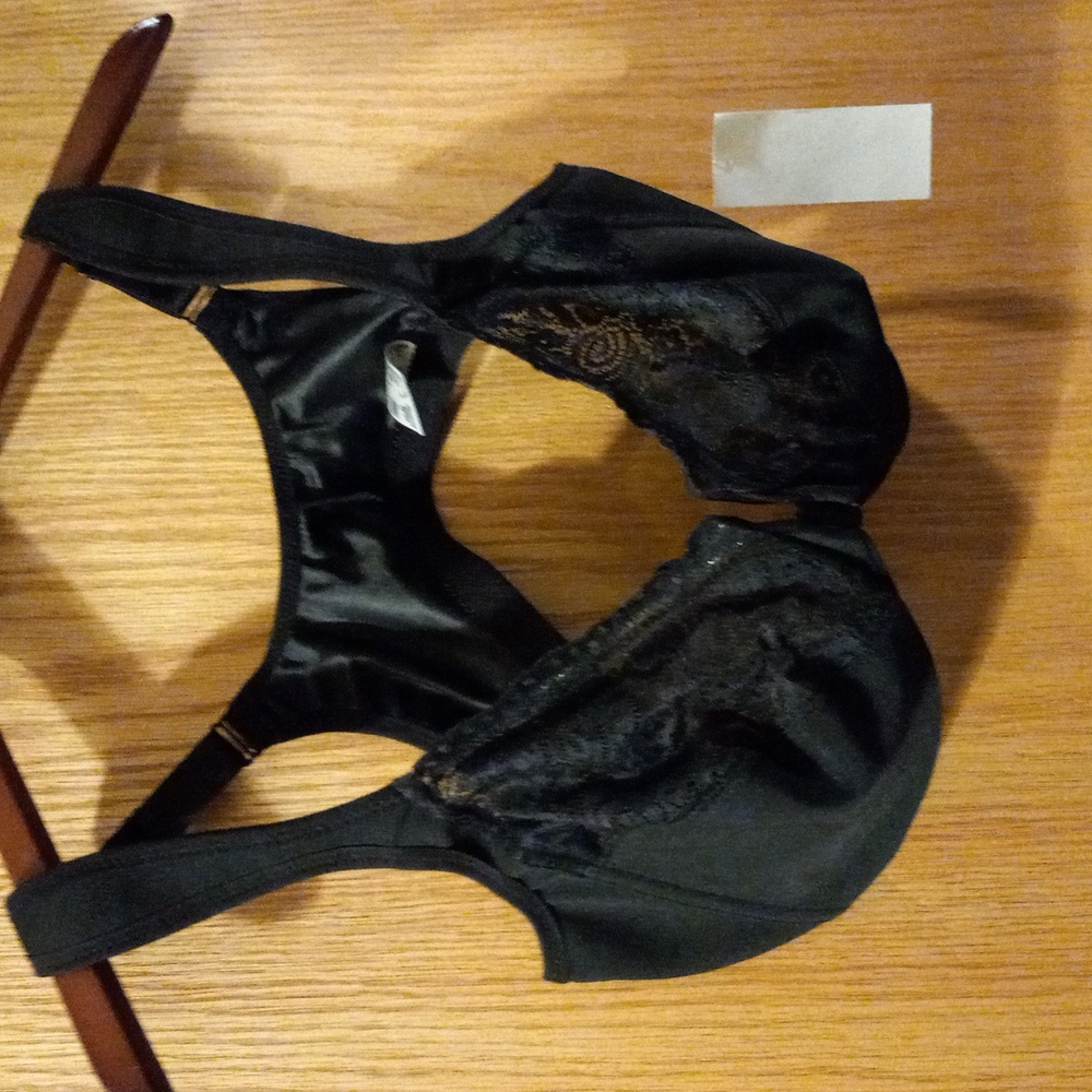 Womens glamorise bra full figure oxford  front clip closure 44B #1245 underwire